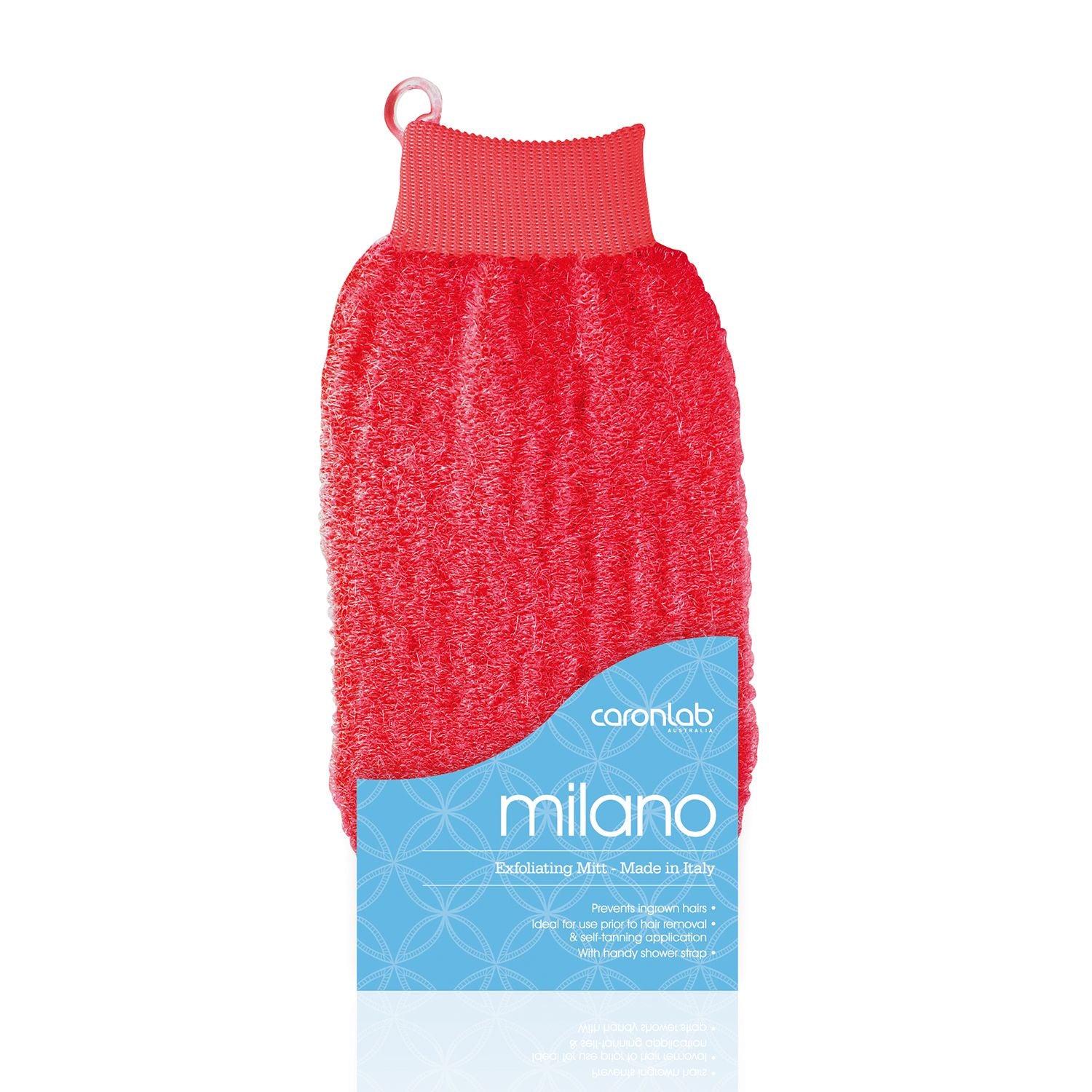 Caronlab Milano Massage Mitt - Red [DEL]