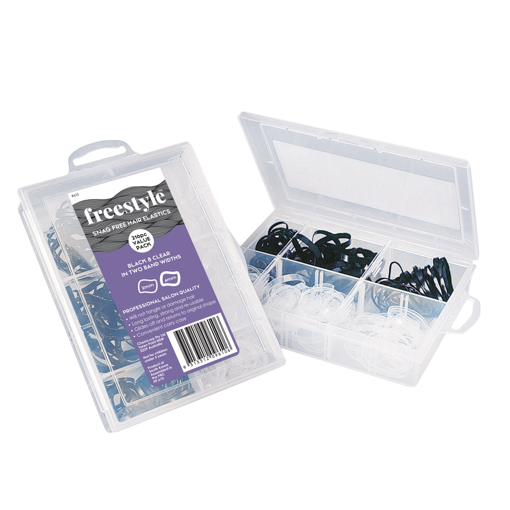 Freestyle Snag Free Hair Elastics Value Pack 216pc