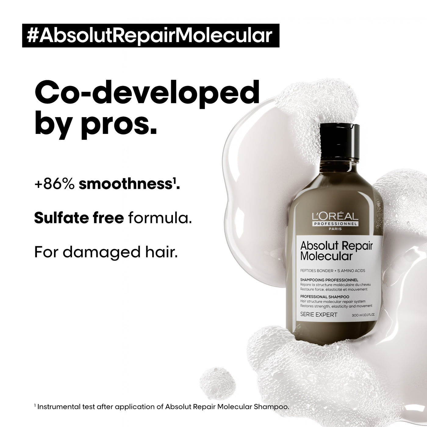 L'Oreal Professionnel Serie Expert Absolut Repair Molecular Shampoo 1500ml
