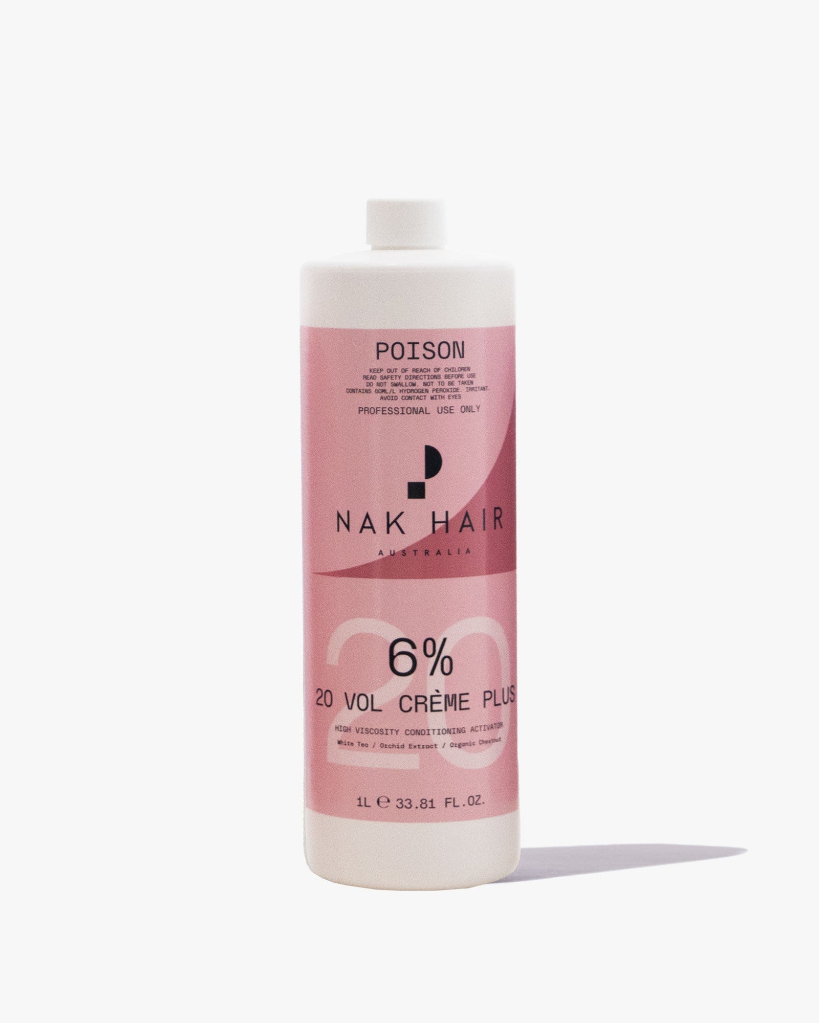 NAK 20 Vol Creme Plus Conditioning Activator 6% 1L