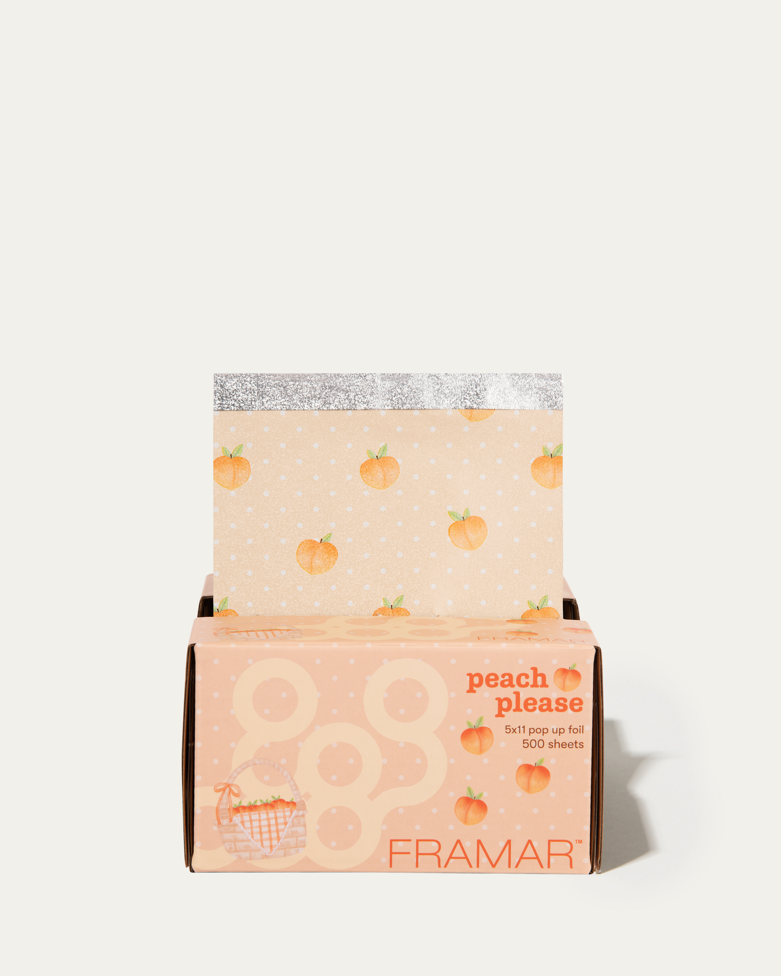 FRAMAR Peach Please Pop Up Foil - 500 Sheets 12.7cm x 27.9cm