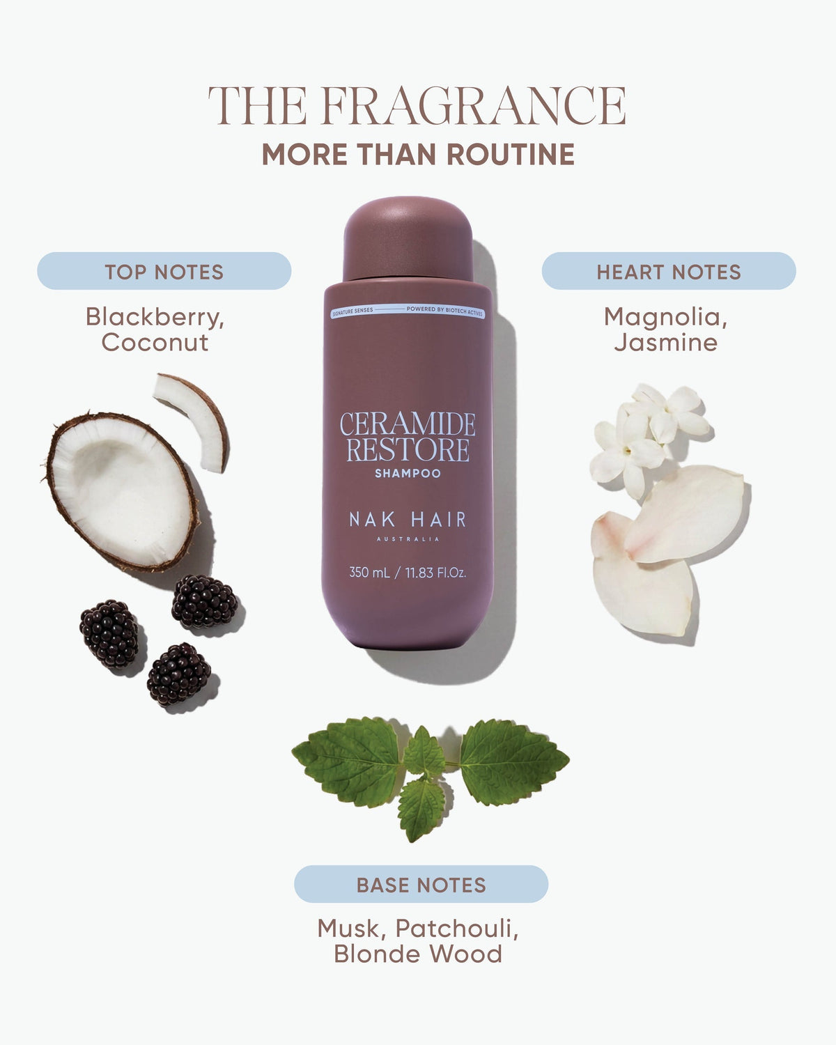 NAK Signature Ceramide Restore Shampoo 350mL