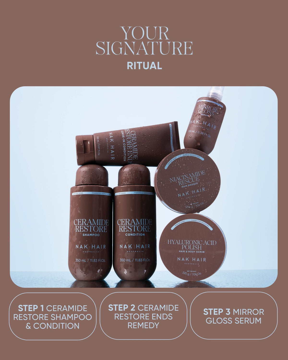 NAK Signature Hyaluronic Acid Polish Hair & Body Scalp Scrub 225g