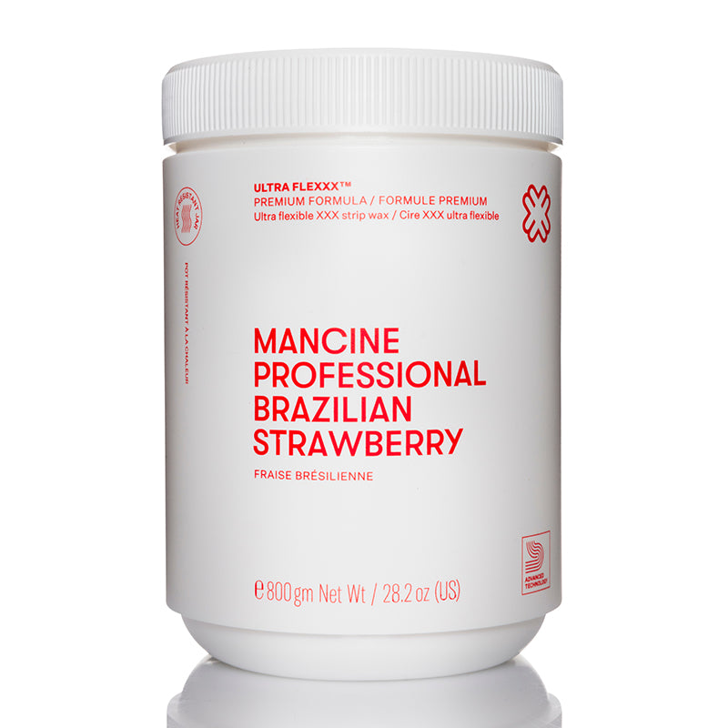 Mancine ULTRA FLEXX BRAZILIAN STRAWBERRY STRIP WAX 800gm