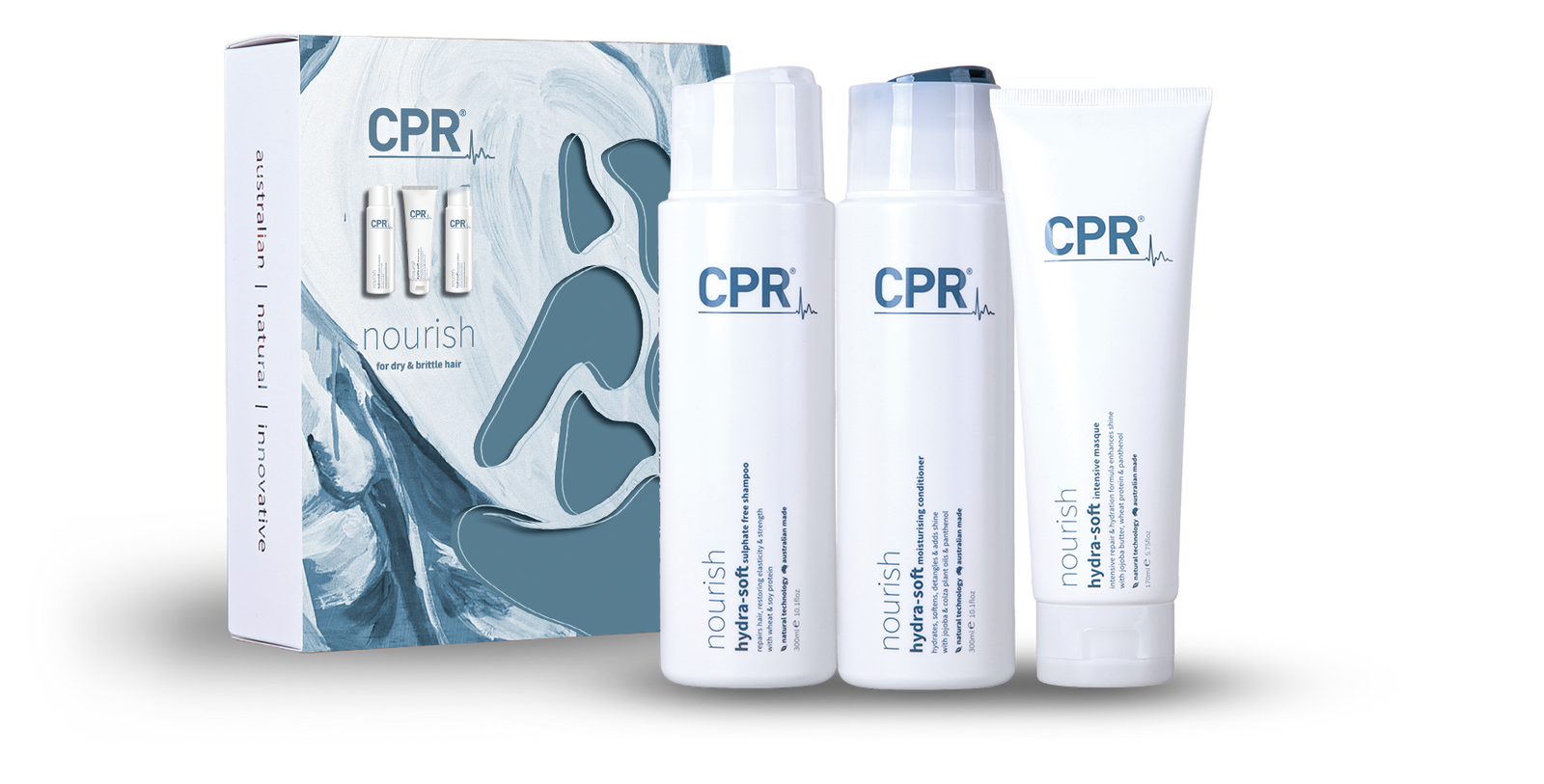 Vitafive CPR Nourish Solution - Trio Pack (retail sizes)