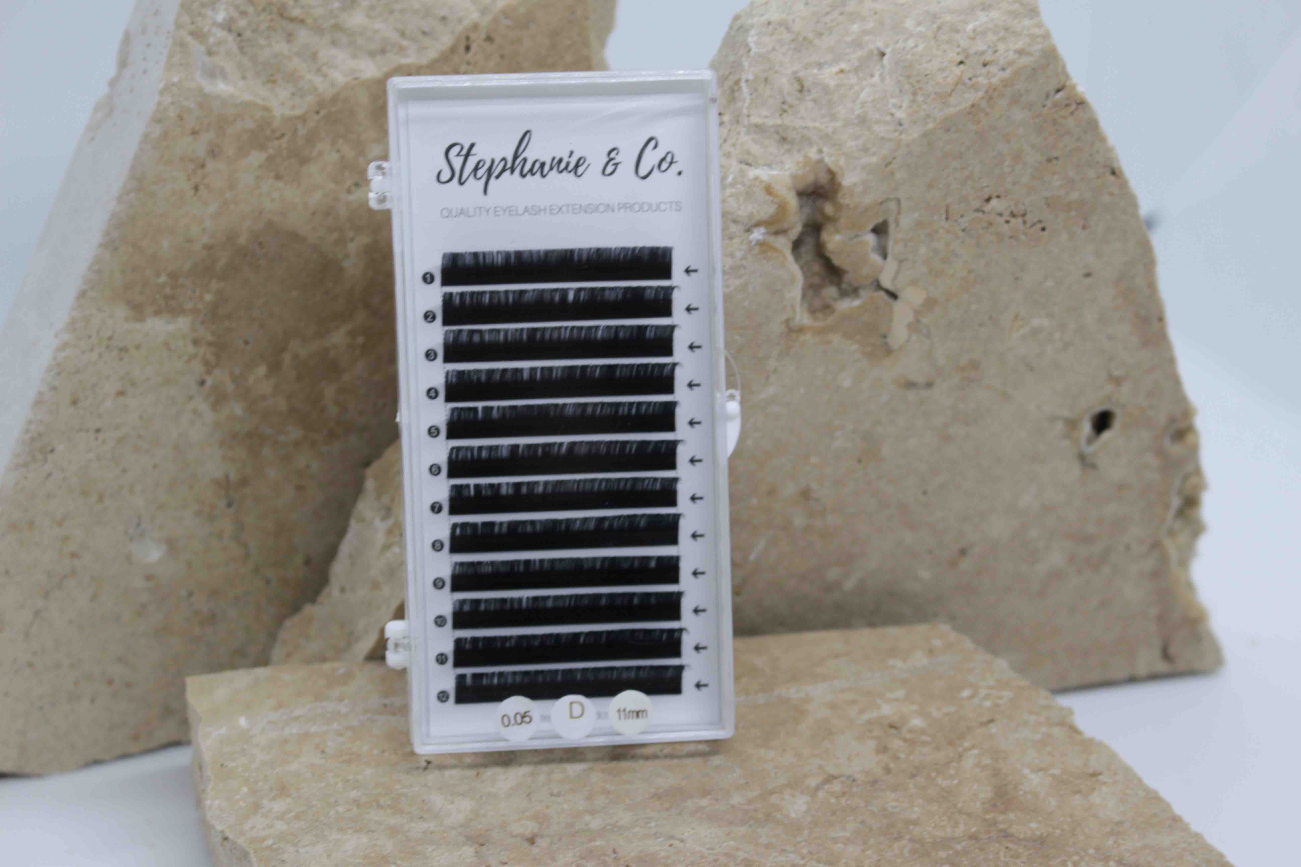 Stephanie & Co. Lashes - 0.05 - 11mm - D