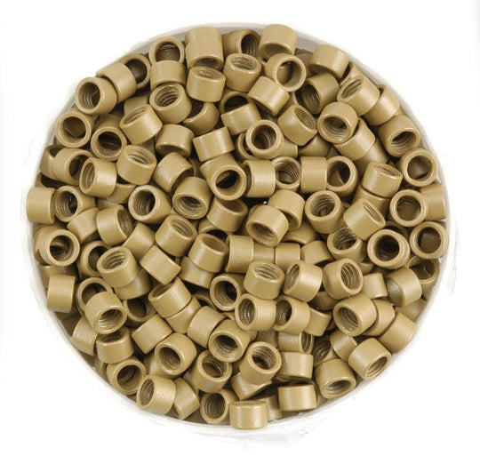Angel Micro Ring Screw Beads 125pk Dark Blonde #8