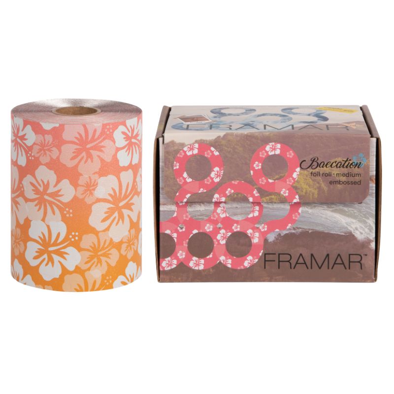 FRAMAR Baecation Embossed Roll -12.7cm x 97.5mtr