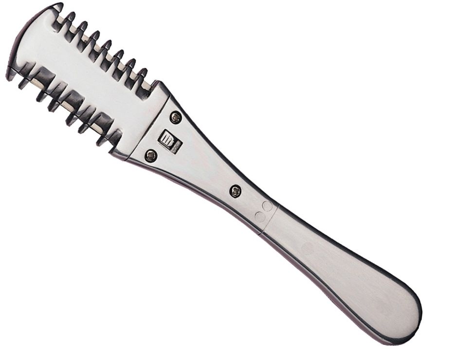Two Sided Razor AMW Aluminium Double Sided Razor with Comb – Le Beauty