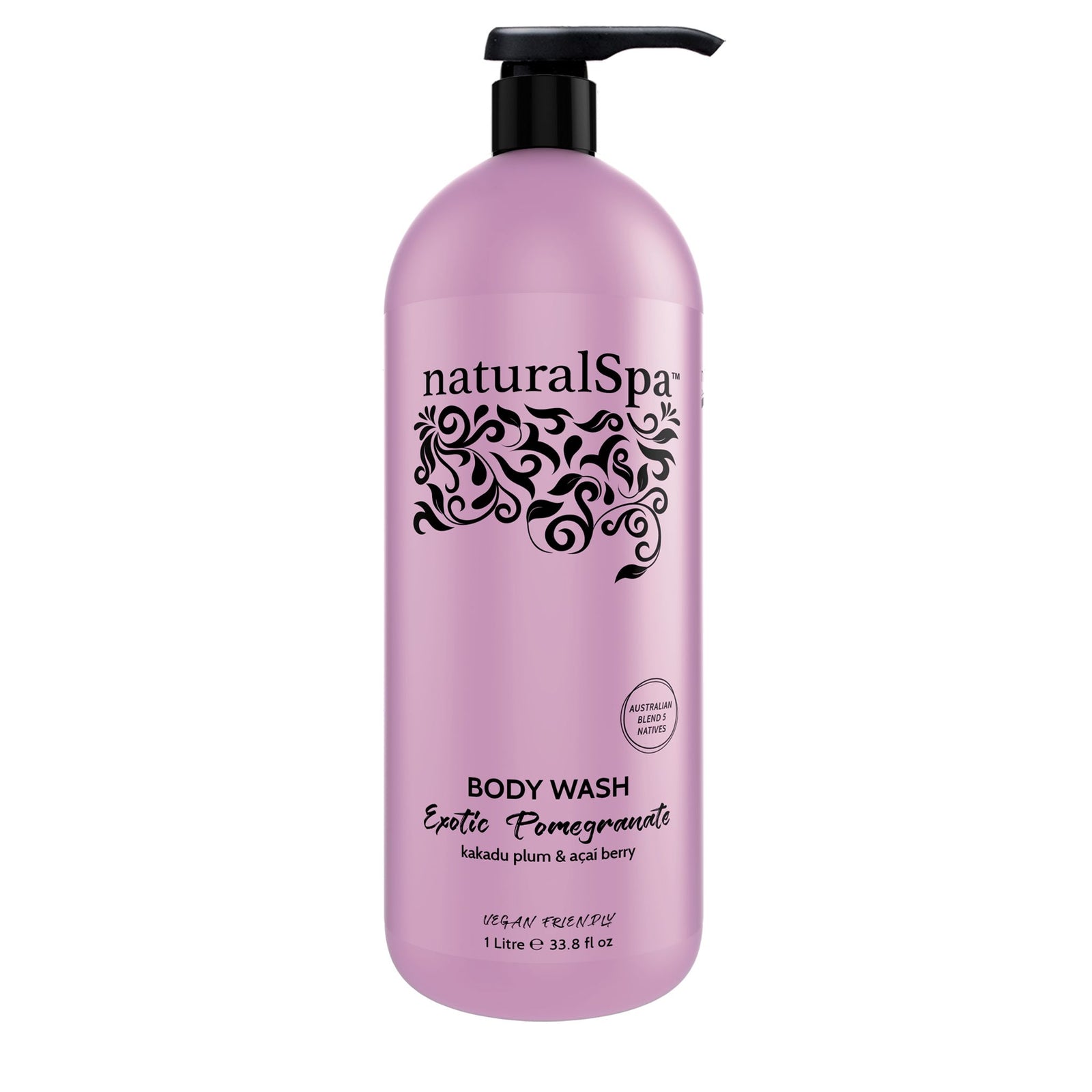 Natural Look Natural Spa Exotic Pomegranate Body Wash 1L