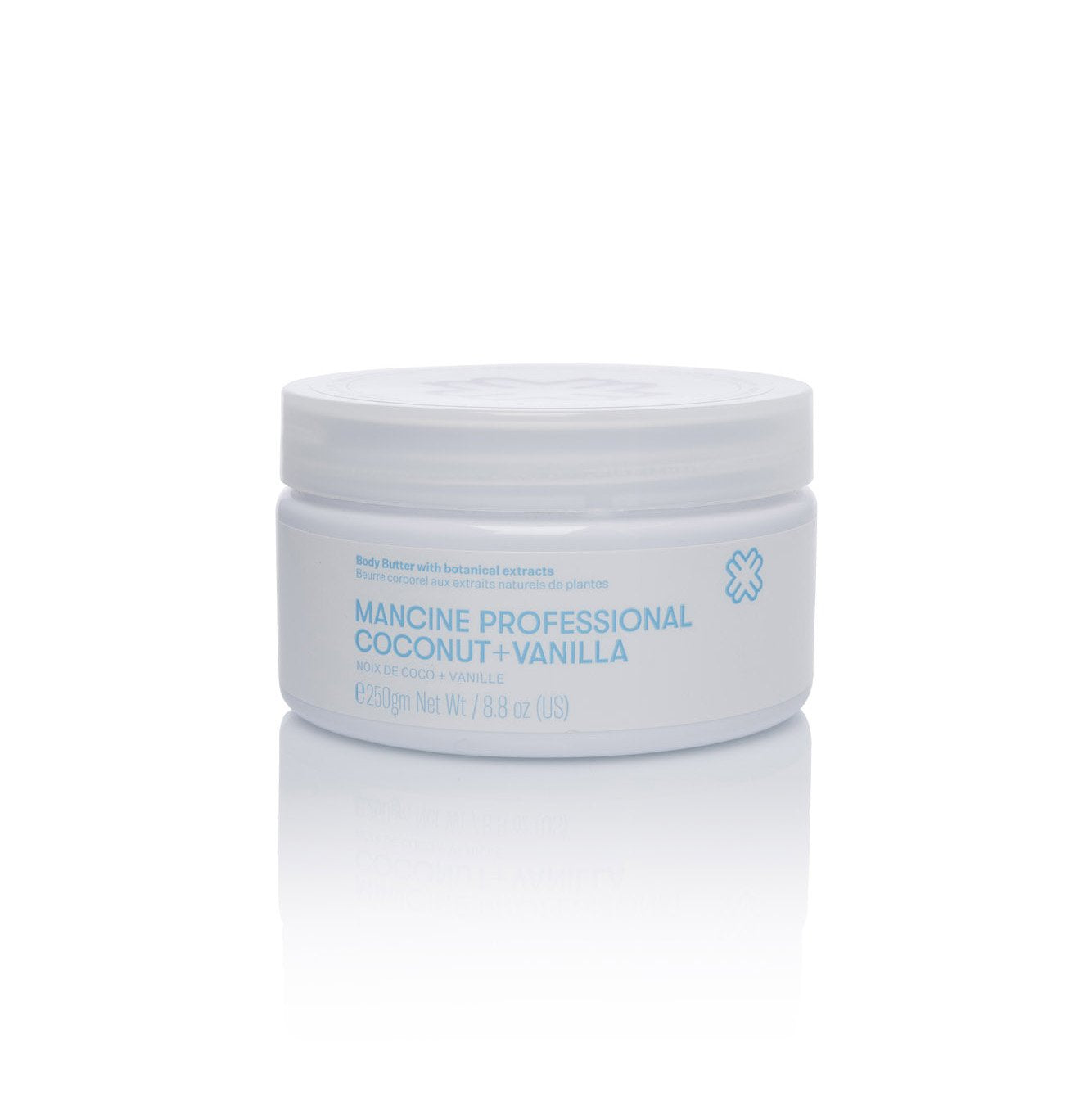 Mancine Body Butter: Coconut & Vanilla 250gm