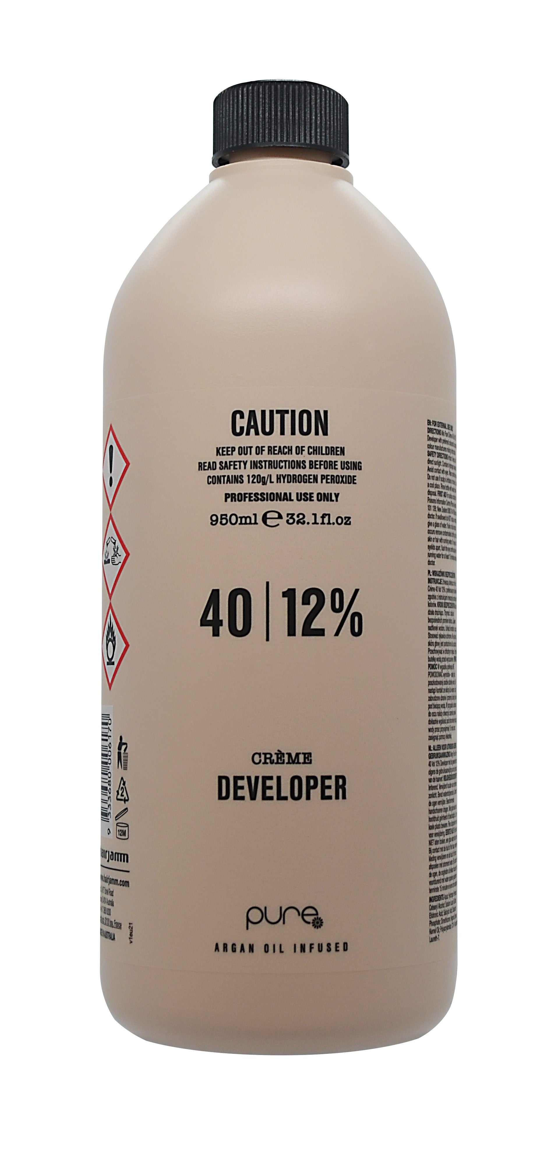 PURE Creme Developer 40 Vol 950ml