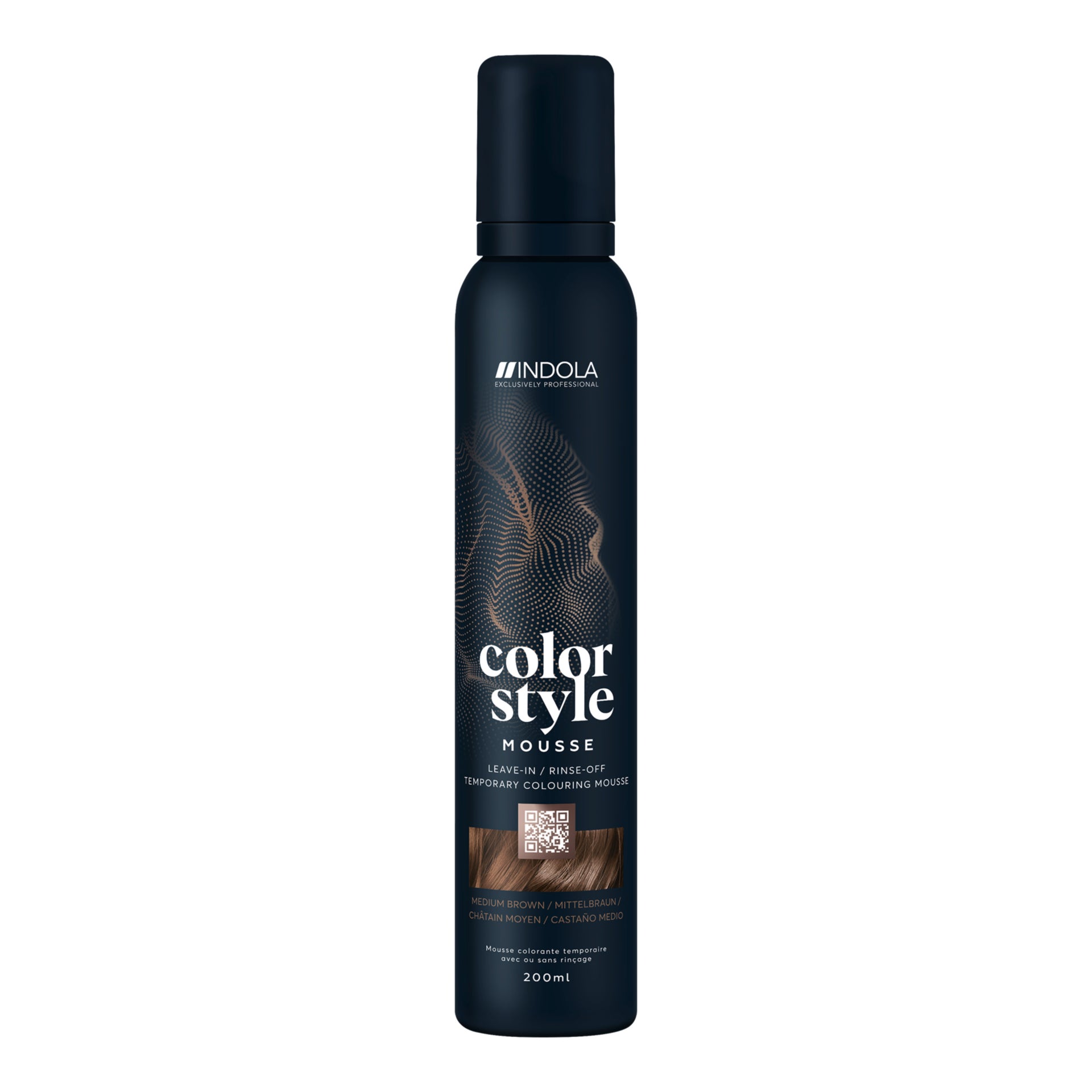 Indola Colour Style Mousse MEDIUM BROWN 200mL