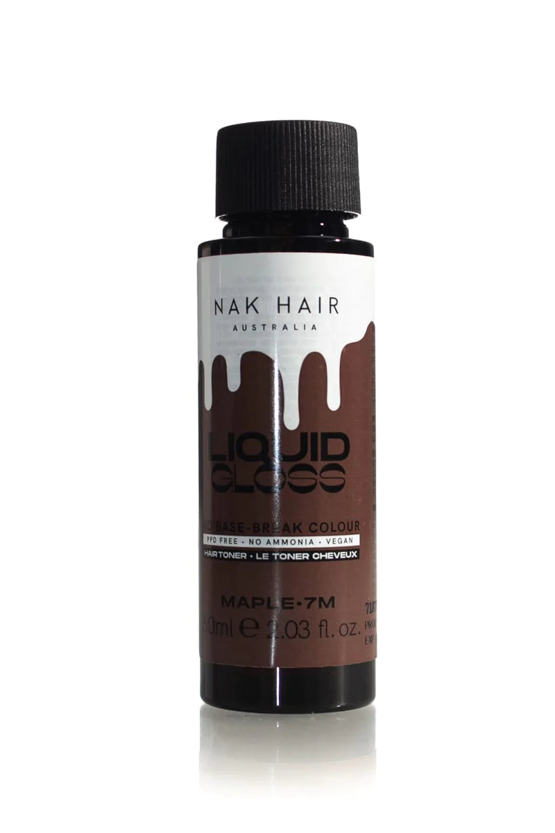 NAK Liquid Gloss Maple 60ml - 7M Medium Blonde Mahogany