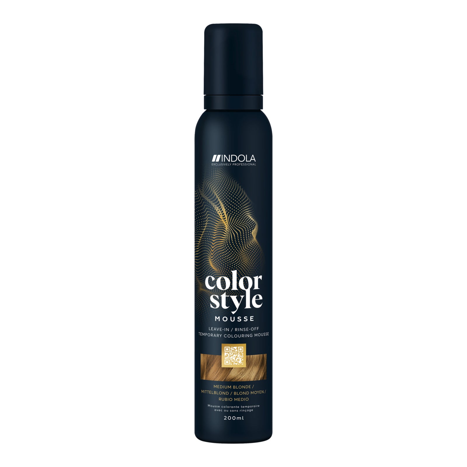 Indola Colour Style Mousse MEDIUM BLONDE 200mL