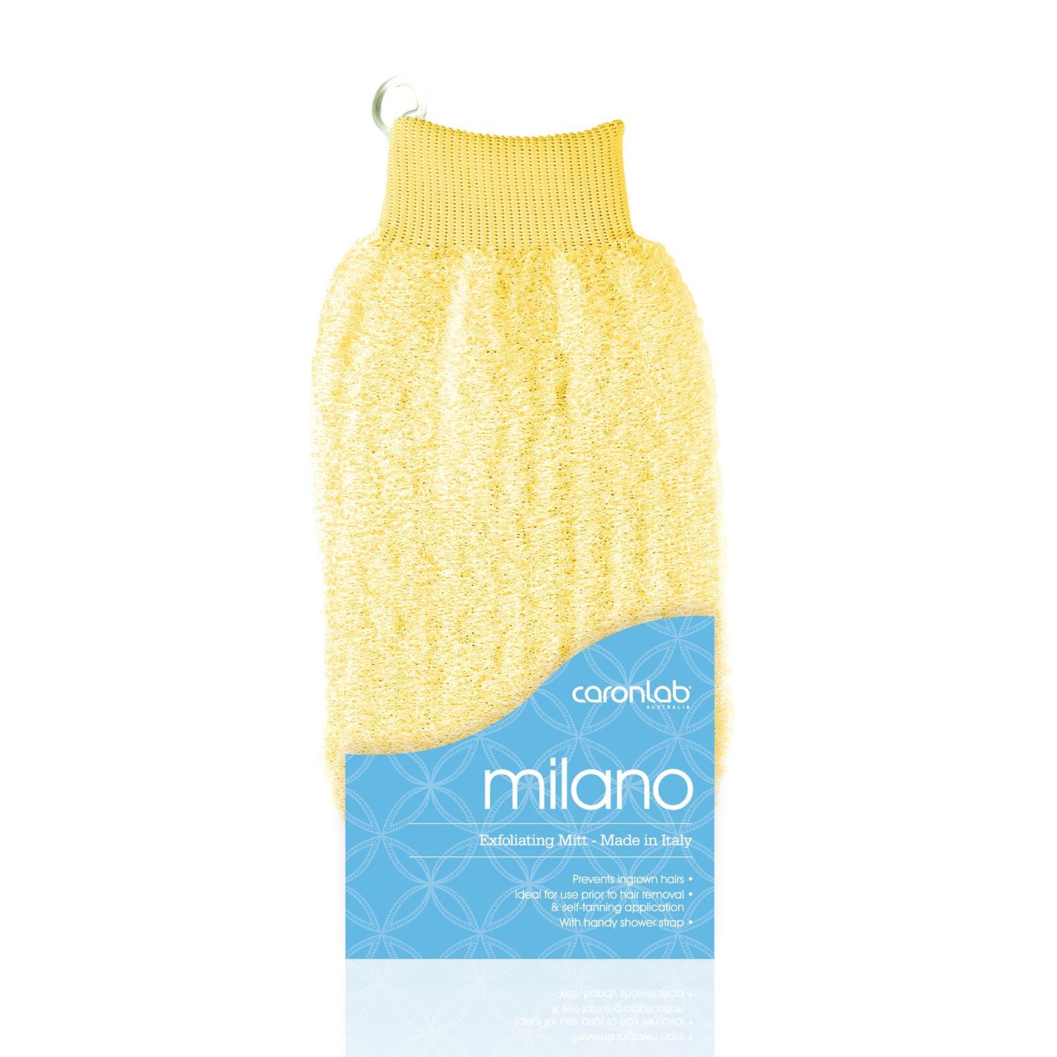 Caronlab Milano Massage Mitt - Light Yellow [DEL]