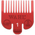 Wahl #1 Plastic Tab Attachment Comb 1/8" Red