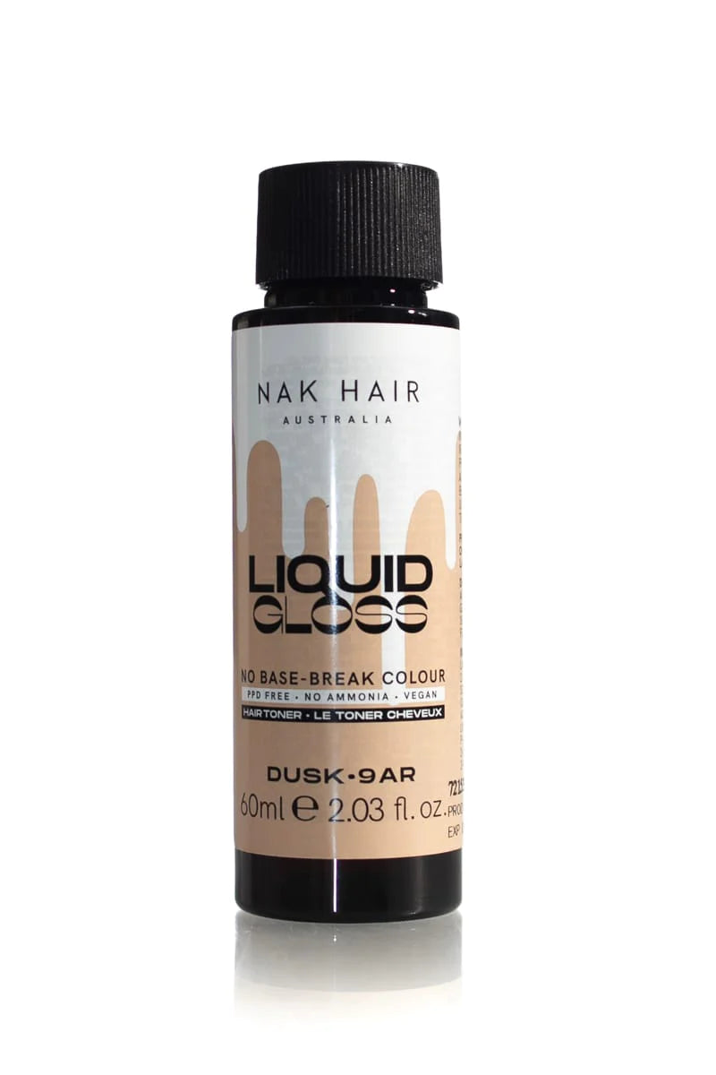 NAK Liquid Gloss Dusk 60ml - 9AR Palest Blonde Ash Rose