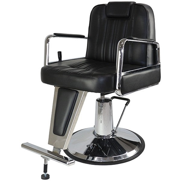 Reclining Brow, Make Up & Styling Chair - Viking - Black Upholstery [DEL]