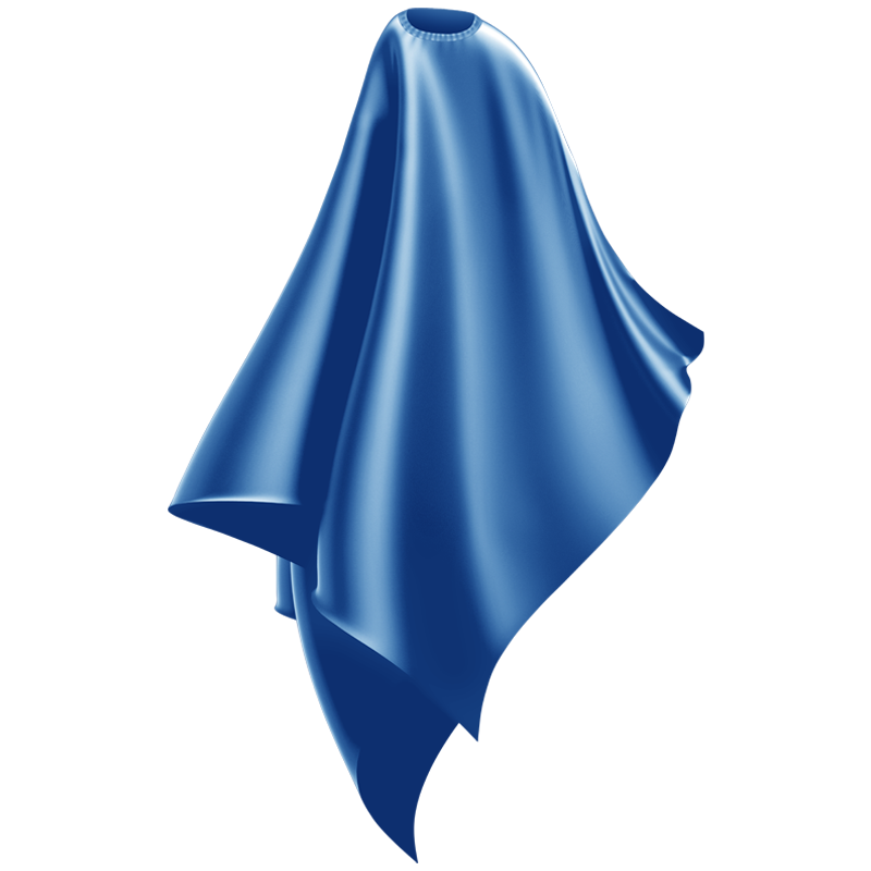 Wahl Nylon/Polyester Cutting Cape Blue WP3008BU