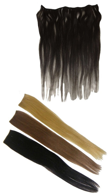 AMW 50cm Long Hair Weft 50 cm long x 30cm wide - Level 5 (Brown)
