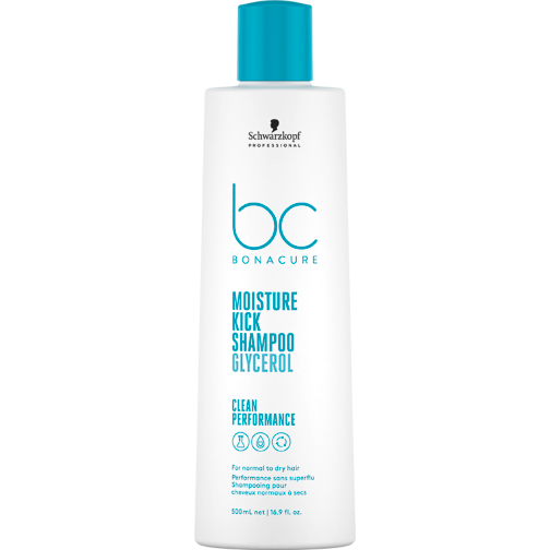 Schwarzkopf BC BONACURE CLEAN PERFORMANCE MOISTURE KICK SHAMPOO 500ml [DEL]