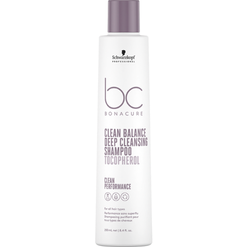 Schwarzkopf BC BONACURE CLEAN PERFORMANCE CLEAN BALANCE DEEP CLEANSING SHAMPOO 250ml [DEL]