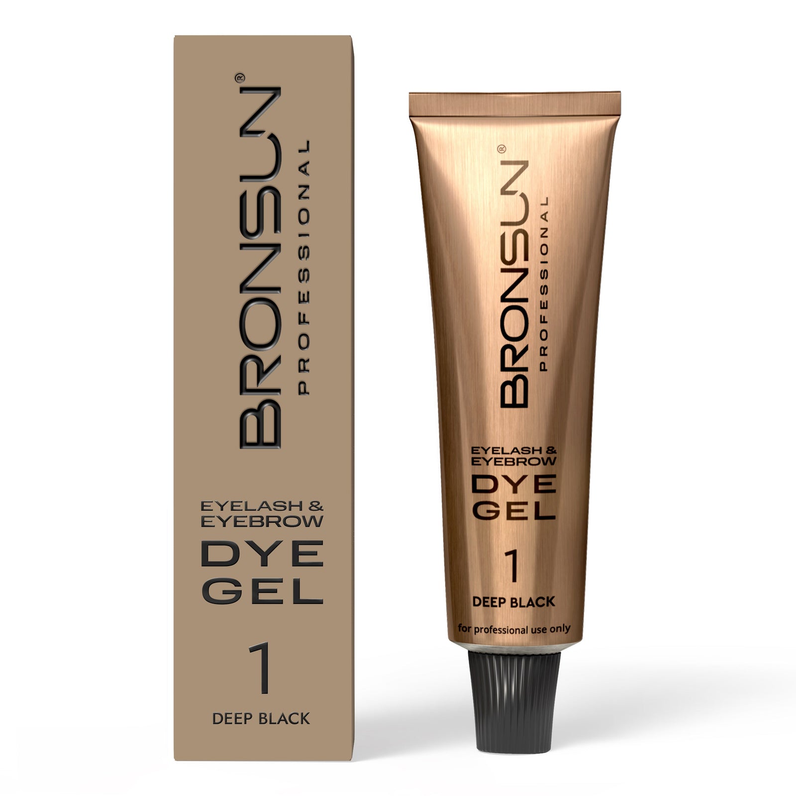 Bronsun Eyelash and Eyebrow Dye Black #1 15 ml