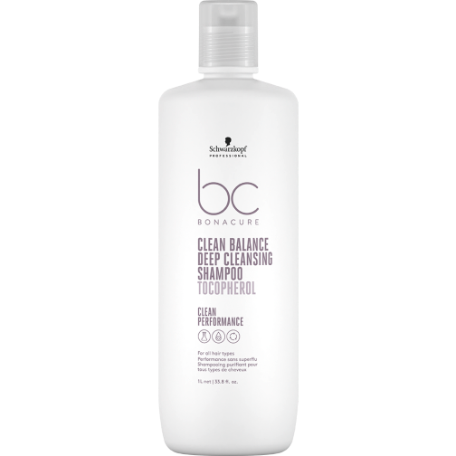 Schwarzkopf BC BONACURE CLEAN PERFORMANCE CLEAN BALANCE DEEP CLEANSING SHAMPOO 1000mL [DEL]