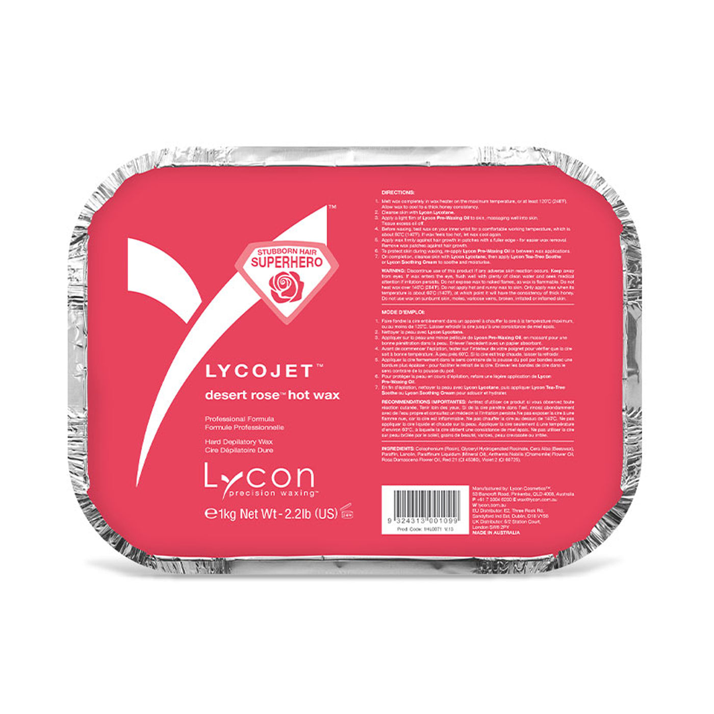 Lycon LycoJet Desert Rose Hot Wax 1kg