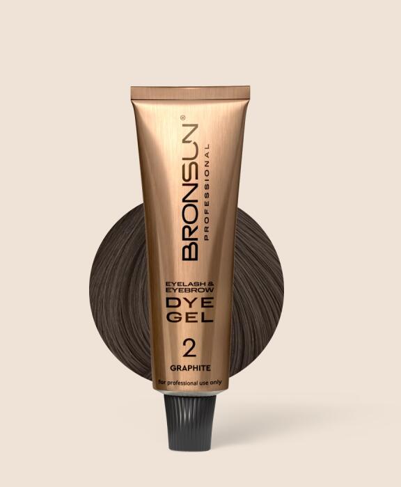 Bronsun Eyelash and Eyebrow Dye Graphite #2 15 ml