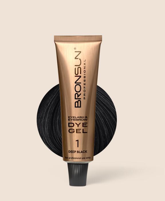 Bronsun Eyelash and Eyebrow Dye Black #1 15 ml