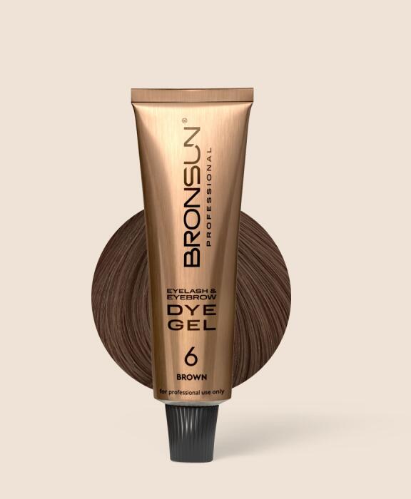 Bronsun Eyelash and Eyebrow Dye Brown #6 15 ml