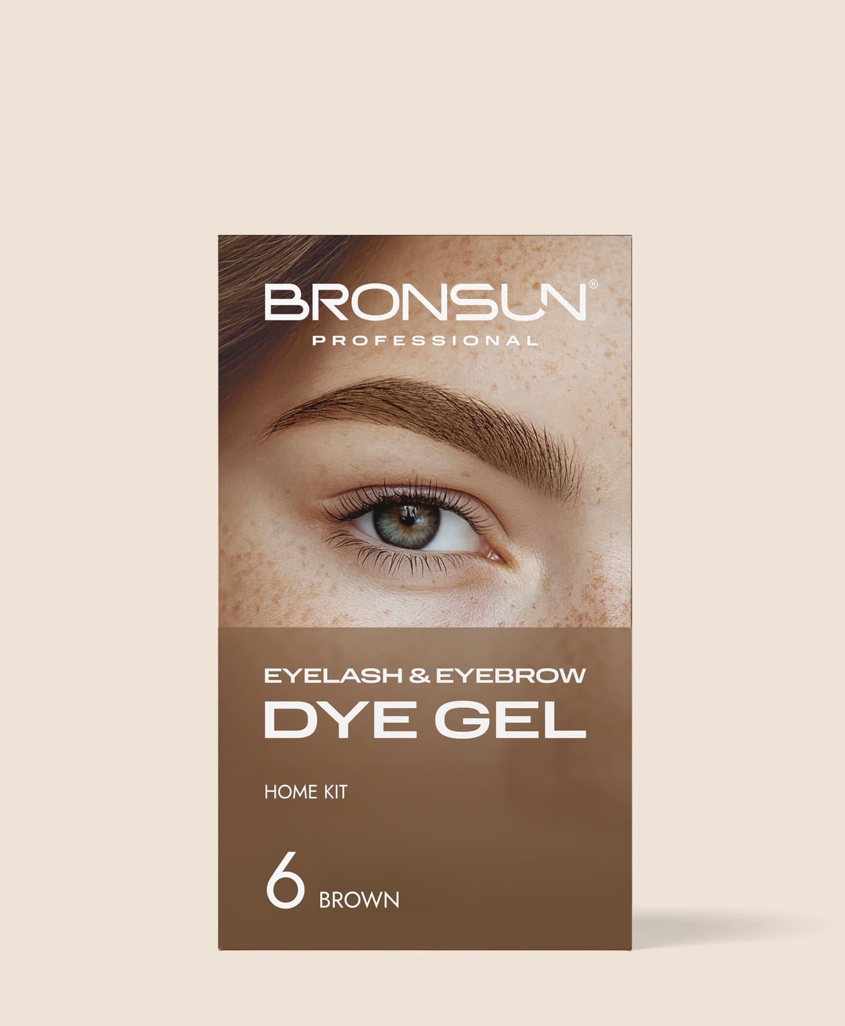 Bronsun Eyelash and Eyebrow Dye Trial Kit Brown #6