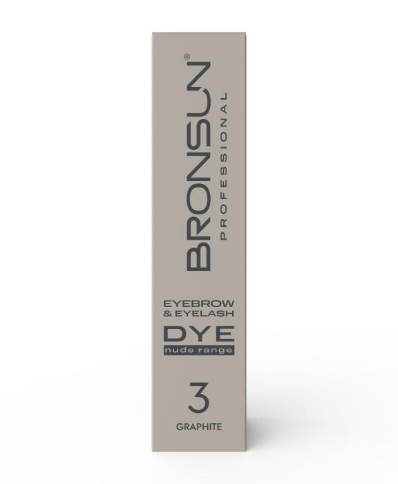 Bronsun Eyebrow and Eyelash Nude Dye Graphite #3 15 ml