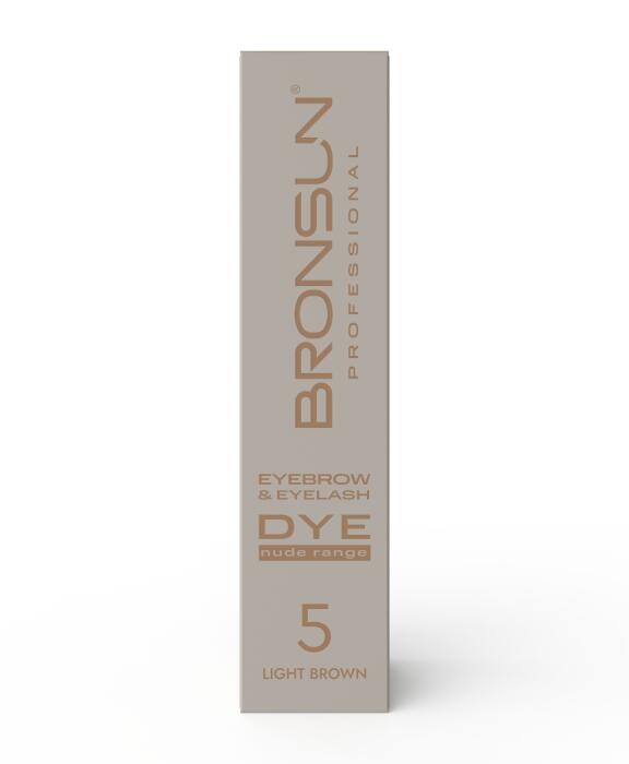 Bronsun Eyebrow and Eyelash Nude Dye Light Brown #5 15 ml