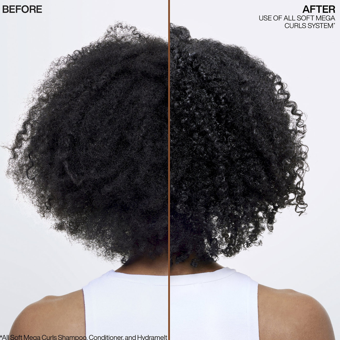 Redken All Soft Mega Curls Conditioner (1 Litre) before and after