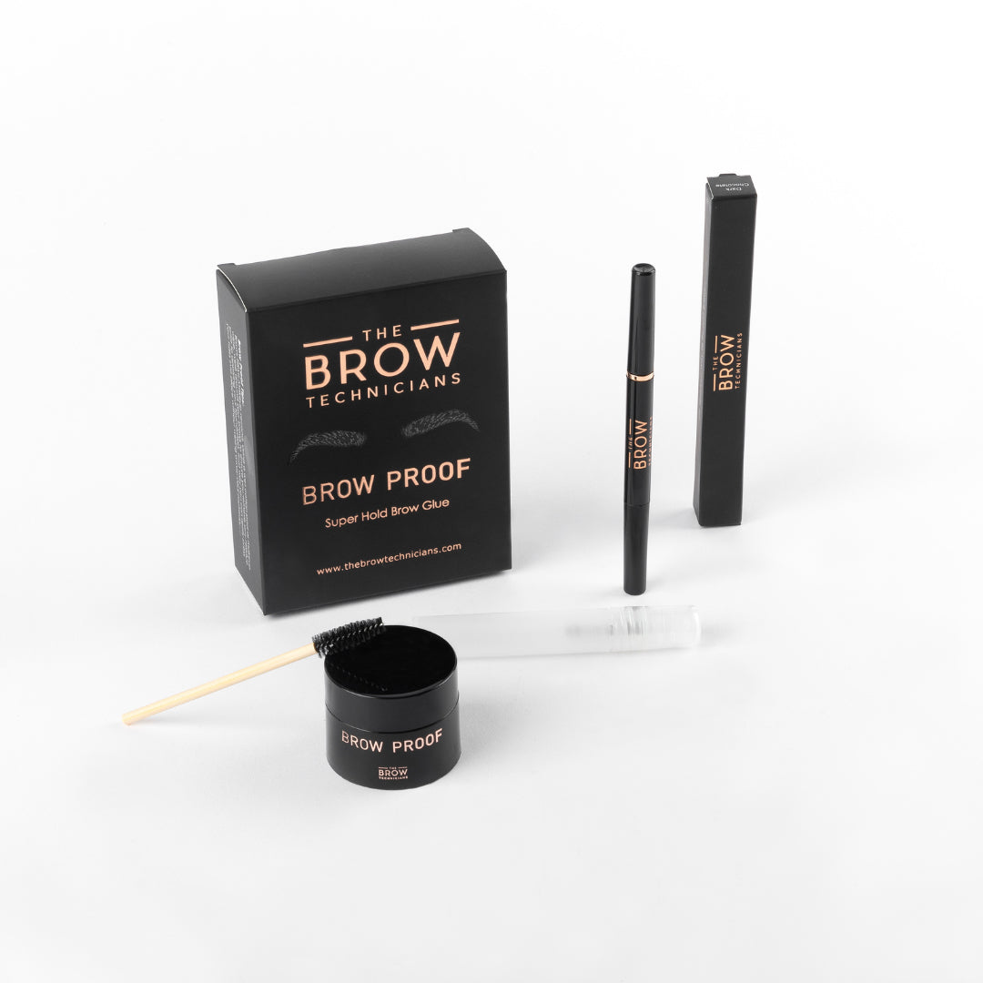 The Brow Technicians Brow Proof Super Hold Clear Brow Glue styled
