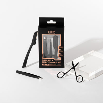 The Brow Technicians Shaping & Maintenance Kit styled
