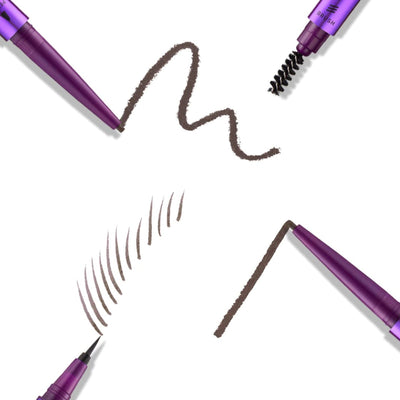 The Quick Flick Quick Brow 2 in 1 Brow Pencil and Liner - Dark