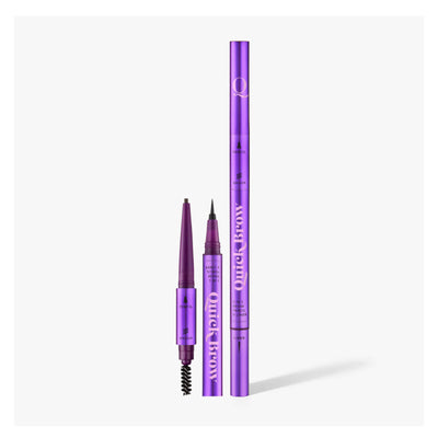 The Quick Flick Quick Brow 2 in 1 Brow Pencil and Liner - Dark