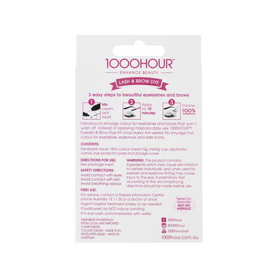 1000Hour Lash & Brow Dye Kit Packaging