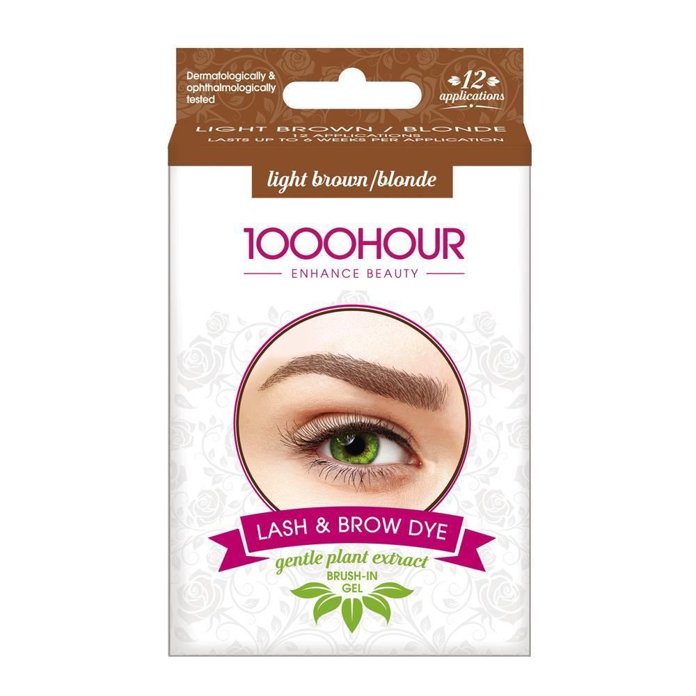 1000Hour Plant Extract Lash & Brow Dye Kit Light Brown