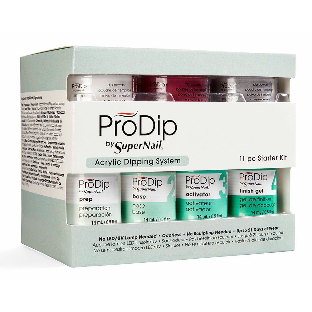ProDip by SuperNail Nail Dipping System 11 Piece Starter Kit