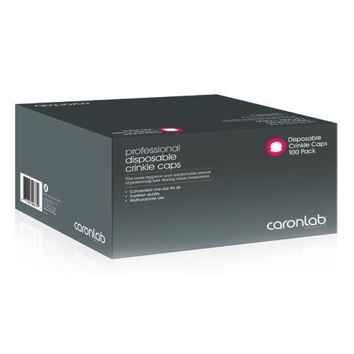 Caronlab Disposable Crinkle Caps 100 Pack