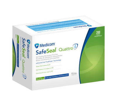 SafeSeal Quattro Sterilisation Pouches
