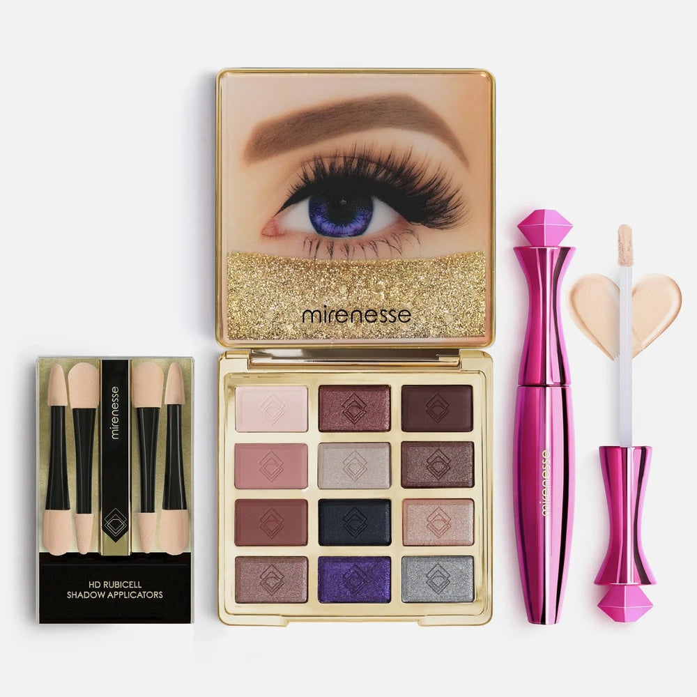 Mirenesse 20th Anniversary Eyeshadow Palette 3PC Kit - Nude Opals