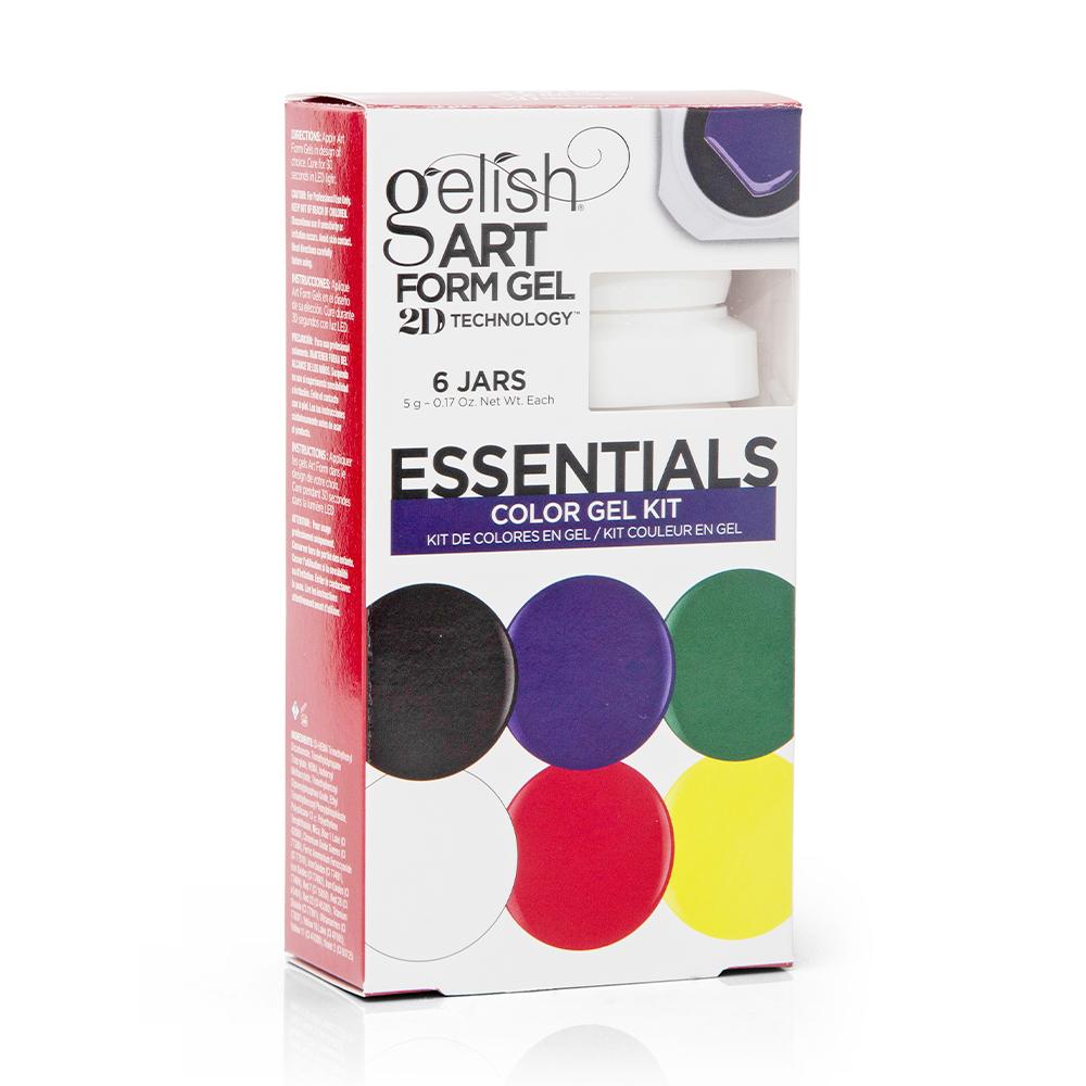 Gelish Art Form Gel 2D Technology - Essentials Color Kit 1121794 6 x 5g