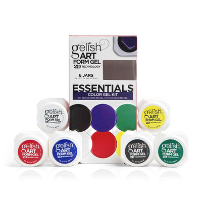 Gelish Art Form Gel 2D Technology - Essentials Color Kit 1121794 6 x 5g