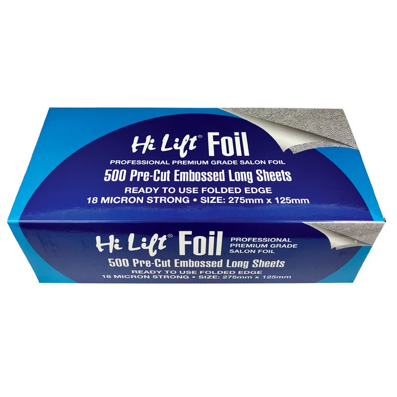 Hi Lift Foil 500 Pre Cut Sheets Long 18 Micron Silver